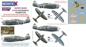 Montex K32332 P-47D RAZORBACK 1/32