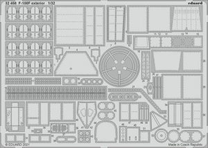 Eduard 32458 F-100F exterior for Trumpeter 1/32