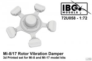 IBG 72U058 Mi-17 Rotor vibration damper 1/72