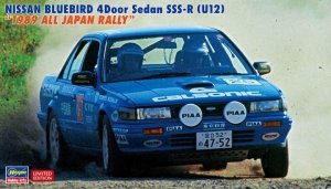 Hasegawa 20541 Nissan Bluebird 4Door Sedan SSS-R (U12) 1989 All Japan Rally 1/24