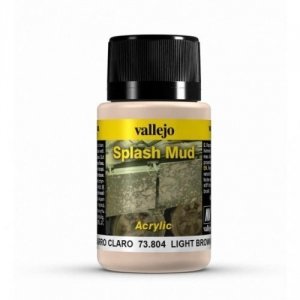 Vallejo 73804 Splash Mud-L. Brown Splash Mud 40ml