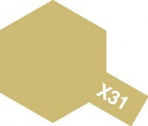 Tamiya X31 Titanium Gold (81531) Acrylic paint 10ml