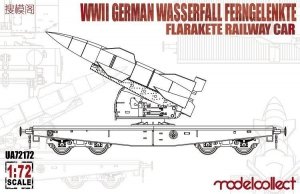 Modelcollect UA72172 WWII German Wasserfall Ferngelenkte Flarakete Railway Car (1:72)