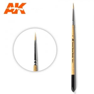 AK Interactive AKSK-1 PREMIUM SIBERIAN KOLINSKY BRUSH – 1