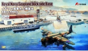 FlyHawk Model FH1161 Royal Navy Seaplane Dockside Base 1/700