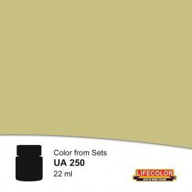 Lifecolor UA250 Dunkelgelb base colour 22ml