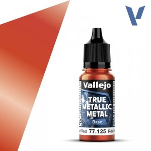 Vallejo 77125 Forged Red - True Metallic Metal - Base 18ml