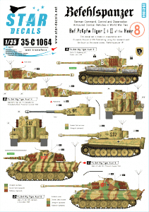 Star Decals 35-C1064 Befehlspanzer # 8 1/35