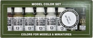 Vallejo 70137 Building paint set 8pcs