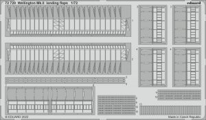 Eduard 72720 Wellington Mk. II landing flaps AIRFIX 1/72