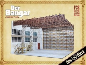 Daw Werk DWA032 Der Hangar - aircraft workshop diorama 1/32