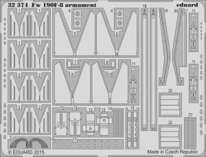 Eduard 32374 Fw 190F-8 armament 1/32 REVELL