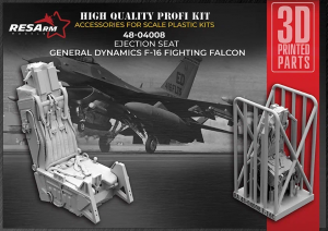 RESArm 48-04008 F-16 Fighting Falcon Ejection seat (3D resin printing) 1/48