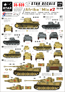 Star Decals 35-939 German Afrika Mix 2 1/35