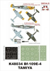 Montex K48034 Bf 109E-4 1/48