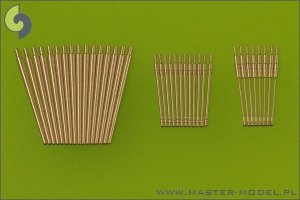 Master SM-200-008 German battleship Bismarck - anti-aircraft armament barrels - 37 mm SKC/30 (16 pcs), 20 mm C/30 (12 pcs), 20 mm C/38 (8 pcs)