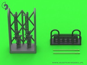 Master AM-72-170 Niemiecki km z okresu I w.św. Spandau LMG 08/15 (2 szt.) - z DŁUGĄ rączką przeładowania - wydruki 3D i mosiężne lufy 1/72