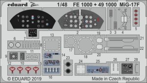 Eduard FE1000 MiG-17F HOBBY BOSS 1/48