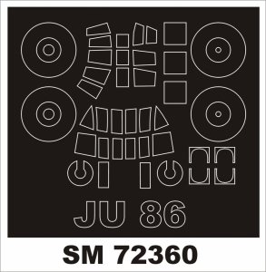 Montex SM72360 JUNKERS JU-86 for RS MODELS 1/72