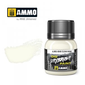 Ammo of Mig 0648 DRYBRUSH Clean Bone 40ml