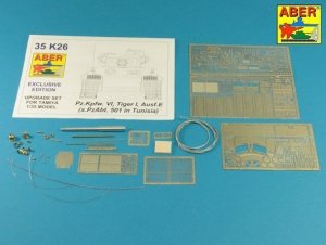 Aber 35K26 Pz.Kpfw. VI Ausf.E ( i.Kfz.181) Tiger I – s.PzAbt. 501 in Tunisia (1:35)