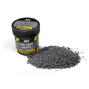AK Interactive AK8308 FINE GRAY GRAVEL 1-3 MM 100ml