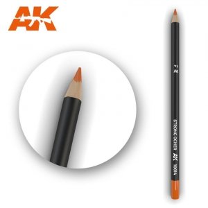 AK Interactive AK10014 Watercolor Pencil STRONG OCHER