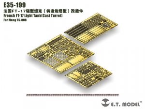 E.T. Model E35-199 French FT-17 Light Tank(Cast Turret) (For Meng TS-008) (1:35)