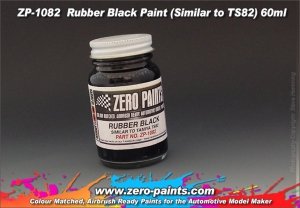 Zero Paints ZP-1082 Rubber Black Paint (Similar to TS82) 60ml