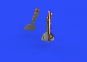 Eduard 648308 Bf 109F undercarriage legs BRONZE  EDUARD 1/48