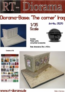 RT-Diorama 35270 Diorama-Base: The corner (Iraq) 1/35