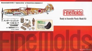 FineMolds 48995 Bf 109 E-7 Japanese Army w/Ground Crew & Equipment 1/48