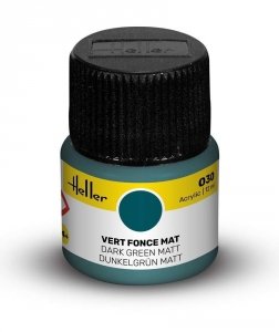 Heller 9030 030 Dark Green - Matt 12ml