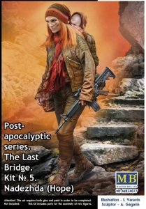 Master Box 24077 Pоst-apocalyptic series. The Last Bridge. Kit No. 5. Nadezhda (Hope) 1/24