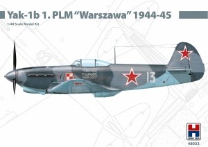 Hobby 2000 48033 Yak-1b 1. PLM Warszawa 1944-45 ( ACADEMY + CARTOGRAF + MASKI ) 1/48