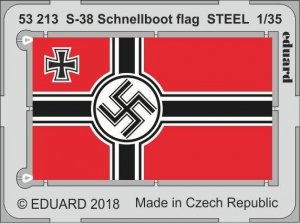 Eduard 53213 S-38 Schnellboot flag STEEL ITALERI 1/35