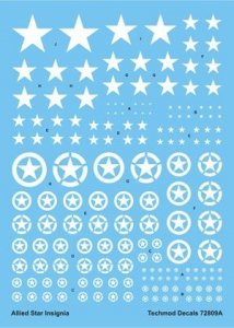 Techmod 72809 - Allied Star Insignia White (1:72)