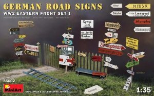 MiniArt 35602 GERMAN ROAD SIGNS WW2 (EASTERN FRONT SET 1) 1/35