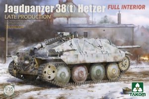 Takom 2172 Jagdpanzer 38(t) Hetzer Late Production Full Interior 1/35