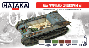 Hataka HTK-AS37 WW2 AFV Interior Colours paint set (6x17ml)