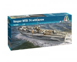 Italeri 5624 Vosper 74 Torpedo Boat with crew (7 FIGURES & ACCESSORIES INCLUDED) 1/35