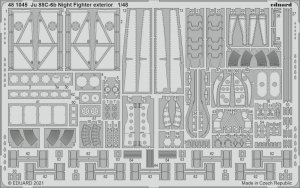 Eduard 481045 Ju 88C-6b Night Fighter exterior ICM 1/48