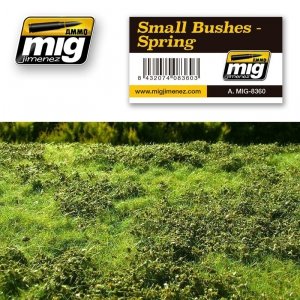 AMMO of Mig Jimenez 8360 SMALL BUSHES – SPRING (230 x 130 mm)