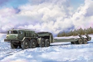 Trumpeter 07194 MAZ-537G intermediate type with MAZ/ChMZAP 5247G semi-trailer 1/72