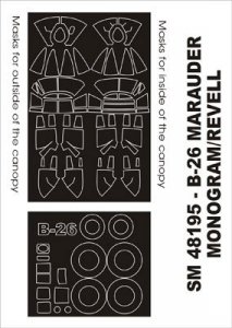 Montex SM48195 B-26B/G Maruder REVELL