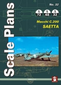 MMP Books 81111 Scale Plans no. 32 Macchi C.200 Saetta EN