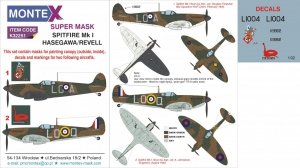 Montex K32251 SPITFIRE Mk I 1/32