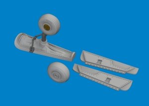 Eduard 6481100 P-40E tail wheel bay PRINT EDUARD 1/48