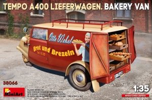 MiniArt 38066 TEMPO A400 LIEFERWAGEN. BAKERY VAN 1/35