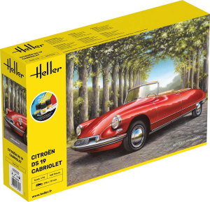 Heller 56796 STARTER KIT Citroën DS 19 Cabriolet 1/16